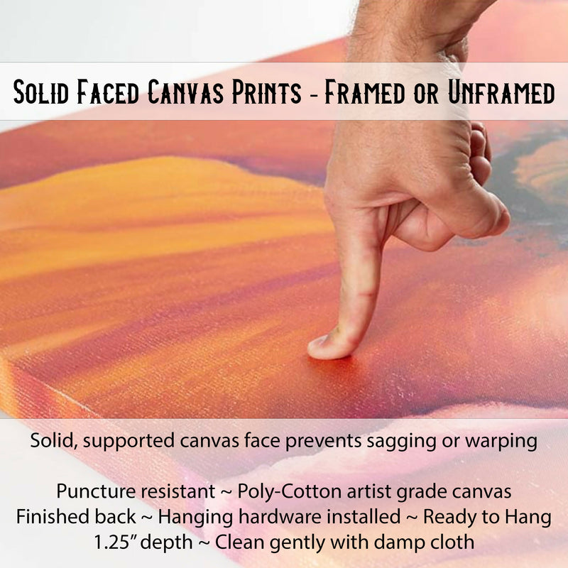 2 - Solid faced canvas