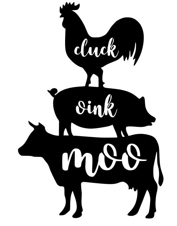 Cluck, Oink, Moo