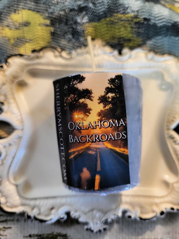 Oklahoma Backroads Votive