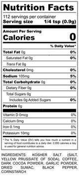 Good Samaritan - Nutrition Label - Vertical