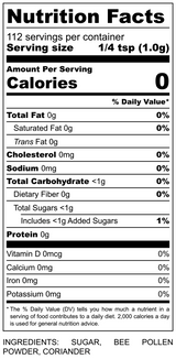 Manna - Nutrition Label - Vertical