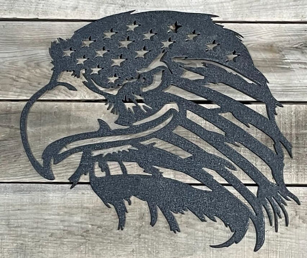American Flag Eagle Head