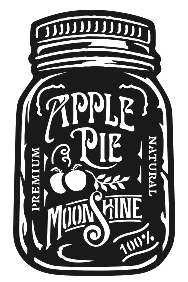 Apple Pie Moonshine Jar