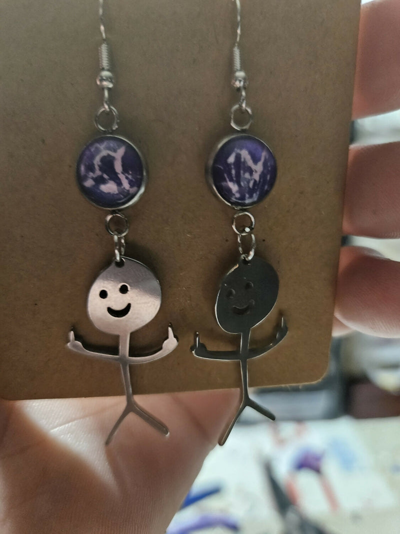 Funny Finger Earrings