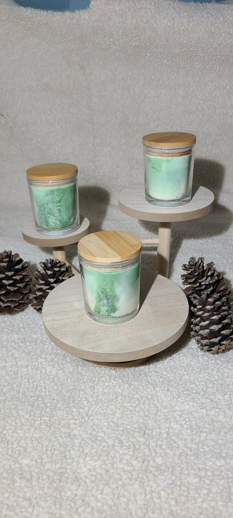 Forest Fresh: Cedar and Lemon Soy Candle with Custom Labels
