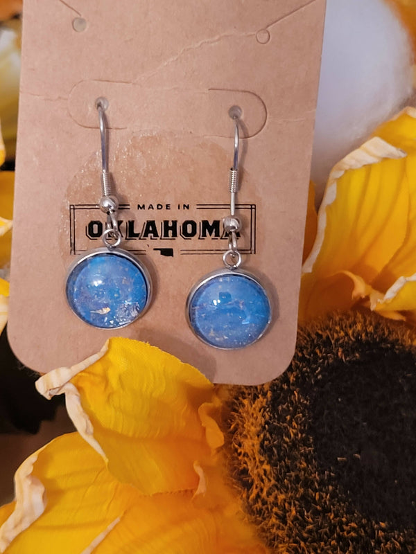 Earrings blue