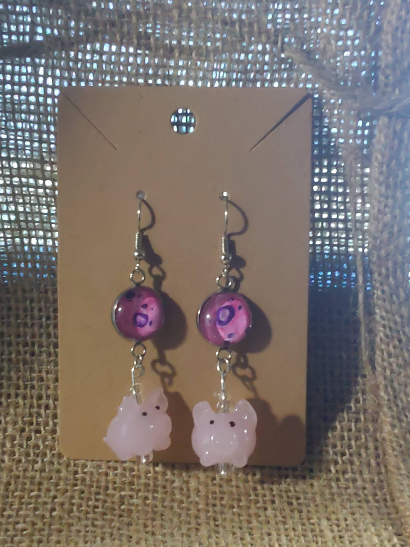 Piggy earrings