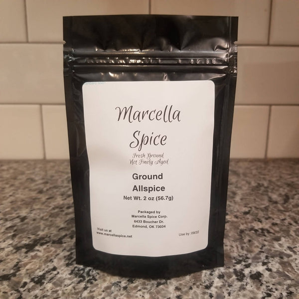 Allspice, Ground 2oz re sealable stand up pouch
