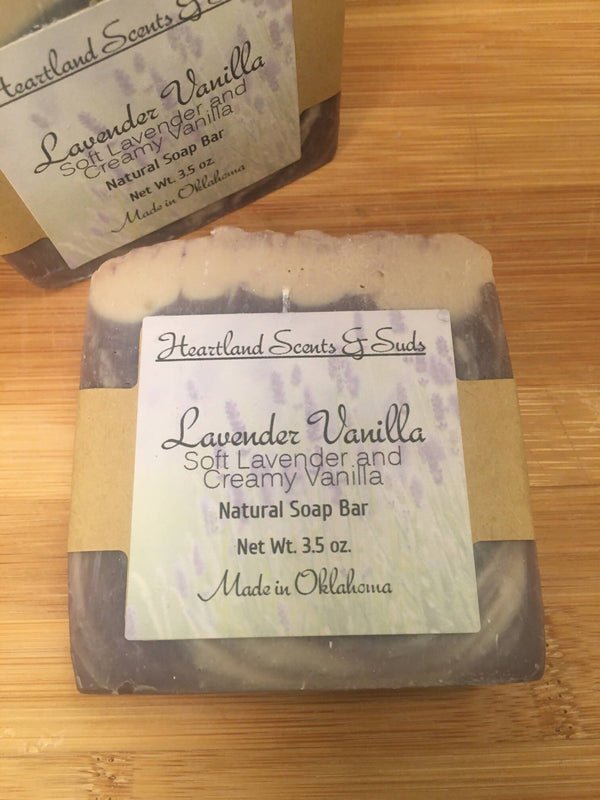 Natural Shea Soap Bar - Lavender Vanilla