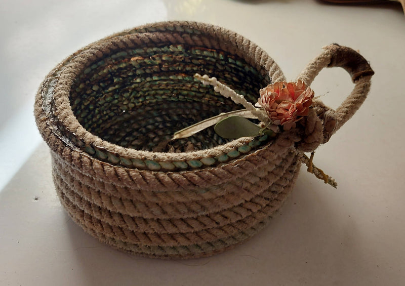 Basket with Flower