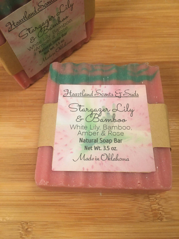 Stargazer Lily & Bamboo - Natural Shea Soap Bar