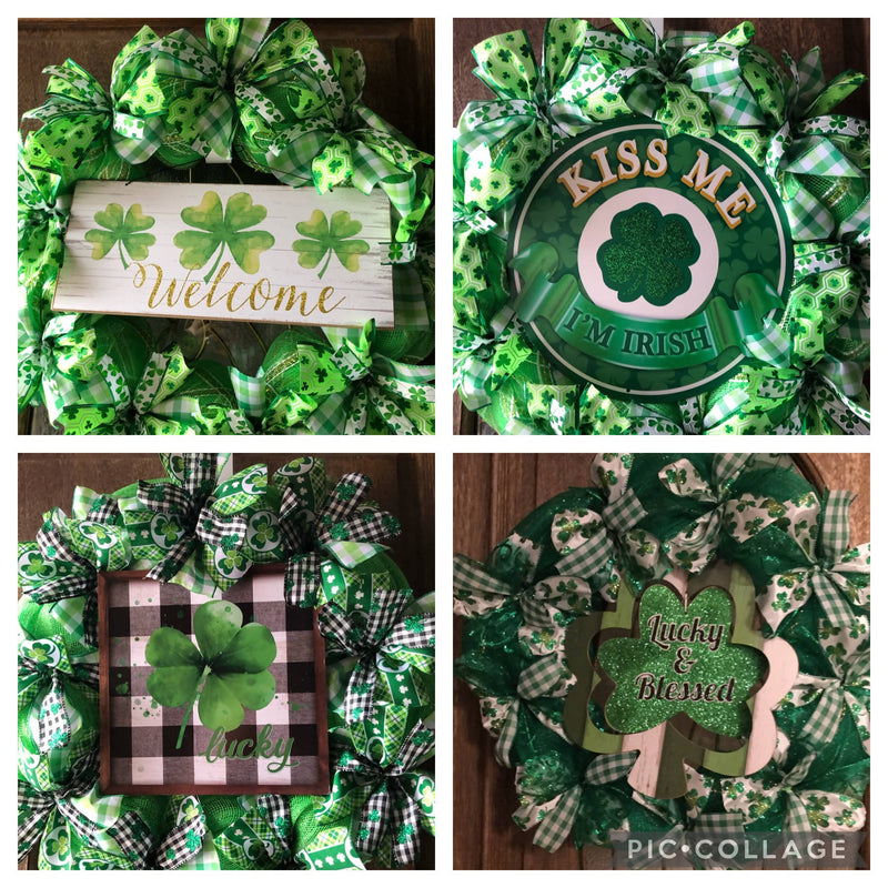 St Patrick’s Day Wreaths