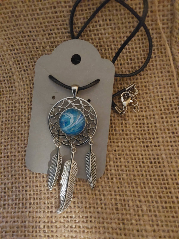 Dream catcher necklace